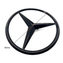 Mercedes Benz 3 Point Gloss Black Star Emblem Badge for All Mercedes C Class W205 C63 Amg
