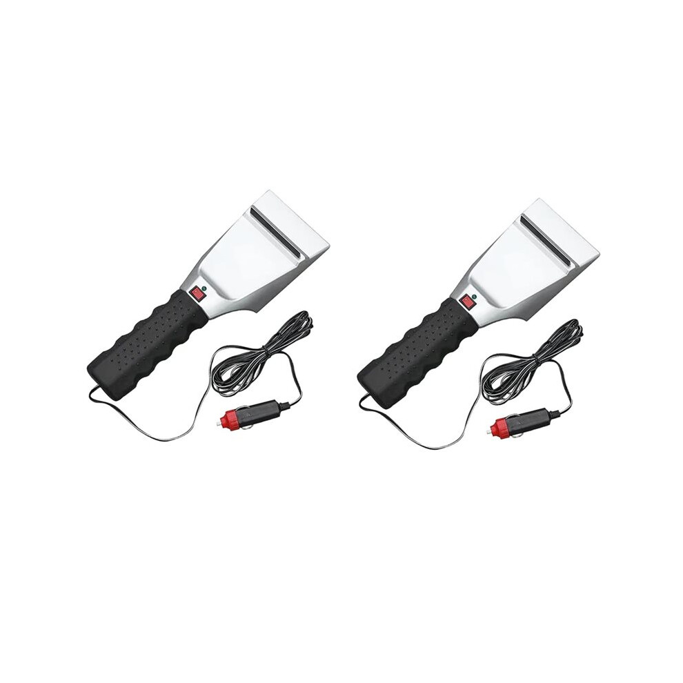 2Pcs Heated Electric Ice Scraper Windshield Deicer Remover Tool For Car Windshield Snow Removal Kit 6032703886180