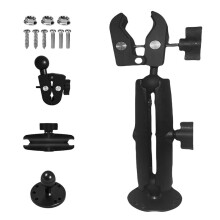 Trolling Motor Stabilizer Mount 360 Adjustable -Claw Boat Trolling Motor Shaft Reduces Bounce Fits to 0.6" to 2"