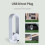 (Green) Home Air Purifier Ionizer Home Room Smoke Filter 4