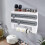 (B) Plastic wrap storage racks foil racks paper towel racks towel racks 3
