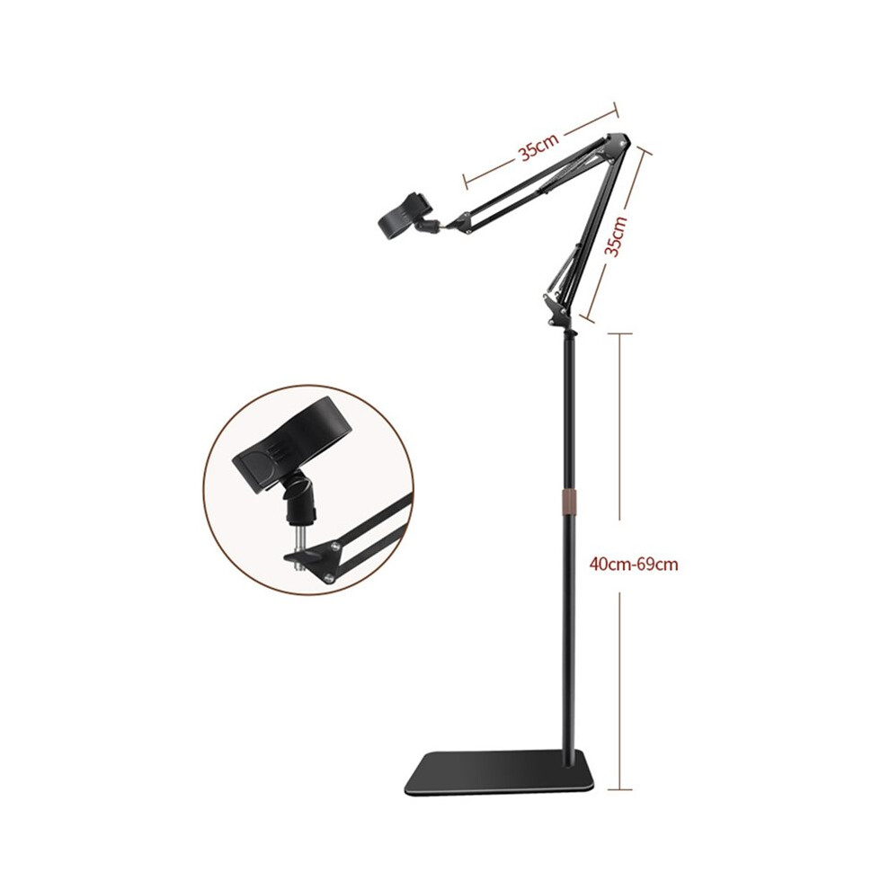 Melitt Unisex Adjustable Hair Dryer Stand Holder, Rotating, Floor Standing Design
