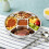 2-Pack Stainless Steel Divided Plates, 5-Section Unbreakable Metal Serving Tray 3