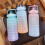 (D) Sports Bottle with Time Stamp 2000ml with Flap and Scale 5