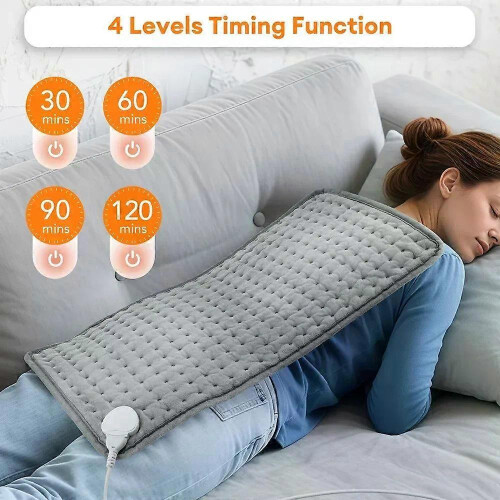 Electric Heating Pad for Back Neck Shoulder Washable Winter Warmer 2
