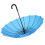 Heavy Duty Umbrella With Extended Handle For Grip-Sky Blue 1