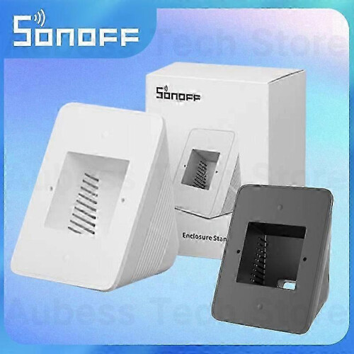 (3 Pieces, White) Sonoff Desk Enclosure Stand For Nspanel Nspanel Pro 1