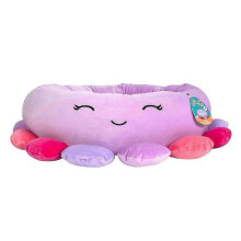 40cm Cartoon Octopus Pet Bed Cat Dog Calming Sleeping Bed Plush Pet Kennel Bed