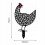 (C) Garden Ornaments Chicken Decor Decor Iron 3