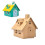 Papphussett for barn – Pepperkakehus i tre 2