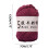 Soft Milk Cotton Yarn Dark Red 5 Skeins 2
