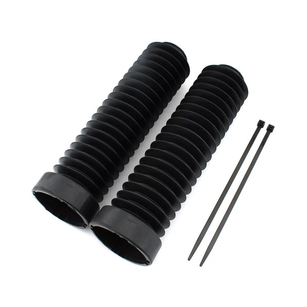 Motorcycle Front Lower Fork Shocks Cover Suspension Dust Gaiters Boots For Atc 250R 350X Atc Black 4712439122173