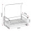 (A2S) Kitchen Stainless Steel Shelf Free Punch Storage Rack Sink Drain Rack 4