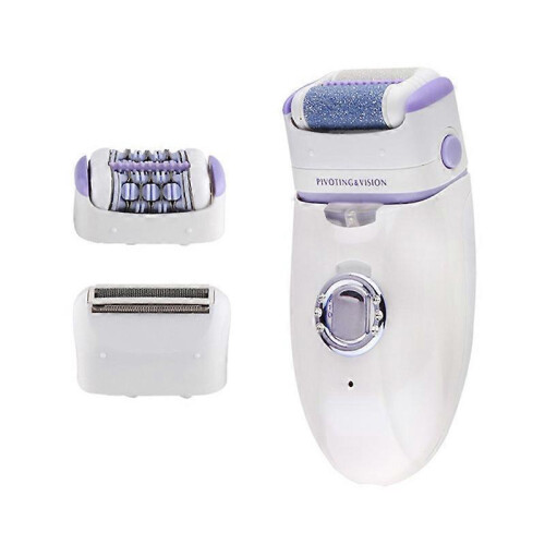 (red) 3in1 Women Epilator Electric Razor 2