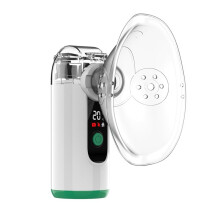 Hand-Held Nebulizer for Respiratory System, Portable Nebulizer with Self-Clean Mode, Rechargeable Nebulizer