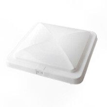 White 14x14 Inch Roof Vent Lid for Rv Camper Trailer And Motorhome Bathroom Use