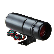 Adjustable Tachometer 1k-11k Rpm Tacho Gauge Aluminum Shift Light Blue/red Led Light Black Surface