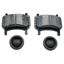 4pcs Car Front Headlight Lamp Dust Cap Lid Shell for Ford Mondeo Mk4 2008 2009 2010 2011 2012 2013 D