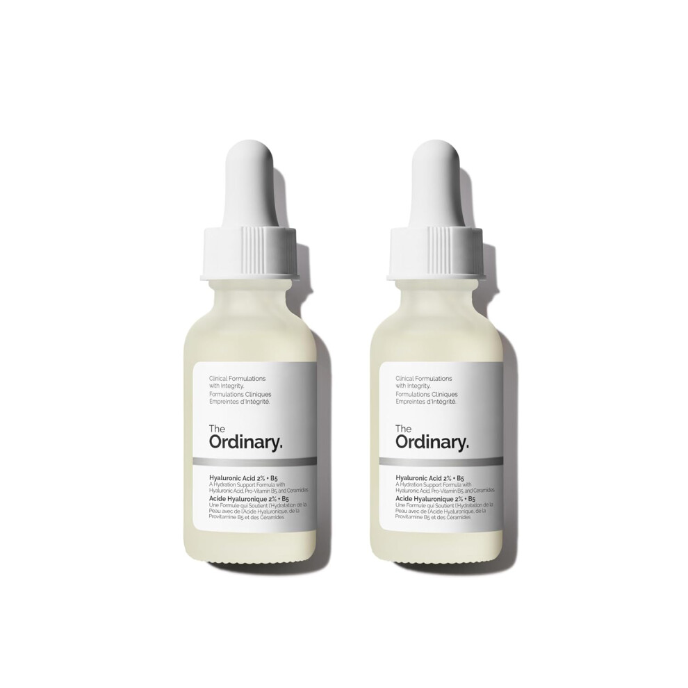 The Ordinary Hyaluronic Acid 2% + B5 (With Ceramides), Multi-Depth Hydration Serum For Plumper, Smoother Skin