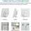 2024 Waterproof Shower Clock, Touch Shower Timer Clock (white) 5