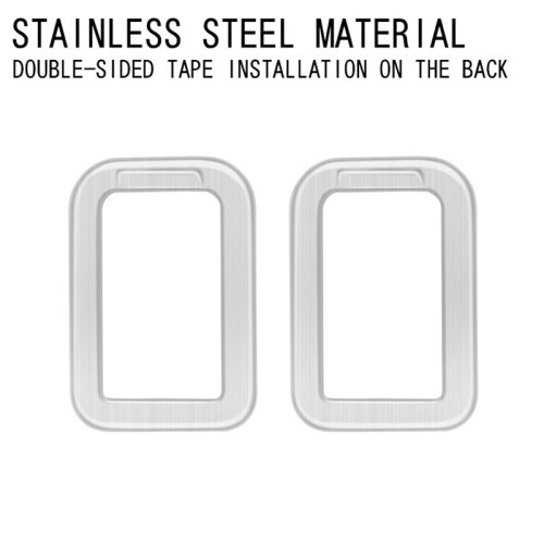 For  Alphard/Vellfire 40 Series 2023+ Stainless Steel Third Row Hook Frame Interior Trim Accessories Silver 2