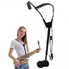 Saxophone Shoulder Strap for Adults And Children, Comfortable Strap, Aluminum Hook, Alto Sax Compatible