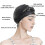 (Black) Silicone Swim Cap,comfortable Bathing Cap Ideal For Curly Short Medium 5