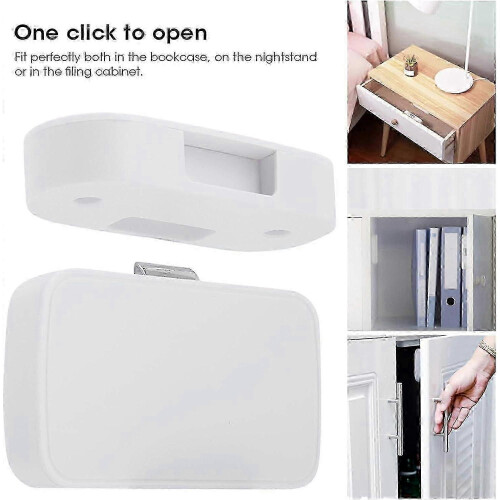 Bluetooth Smart Cabinet Lock - Invisible Keyless Lock App Remote Unlock for File/wardrobe/shoe Cabinet/box Security 2