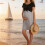 Maternity Dress for Various Body Type Featuring-black gray L 3