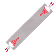 Christmas Table Runner Christmas Decorations for Home Xmas Ornaments Happy New Year Xmas Gifts Navidad(Gray)