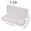 Capacity Simplicity Pencil Box Storage Box  Pen Pencil Case Compartment Storage Waterproof Pencil Case-White 6