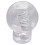 Cord Locks Ends Spring Stop Toggles 6.5mm Dia Hole 20pcs Clear White 2