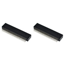 2X Replacement 2.5mm Interval 50-Pin Connector Game Cartridge Slot for N64 for N64 Clone Console
