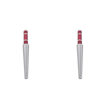 2X Feeler Gauges Welding Taper Gauge -Inner Diameter 15‑30Mm Conical Taper Gauge Welding Hole Gage Ruler Measuring Tool