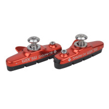 Mi.Xim 1Pair Road Bike Brake Pads Rubber Bicycle Holder Shoes Blocks C Clamp Durable Parts Red
