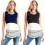 Stylish Striped Maternity Nursing Vest Comfortable-Black S 3
