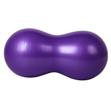 Balle de Yoga Pilates éQuipement D'Exercice à Domicile Sport Yoga éQuilibre Fitnes Balle D'EntraîNement Balle de Massage avec Pompe Violet L