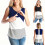 Stylish Striped Maternity Nursing Vest Comfortable-Black S 4