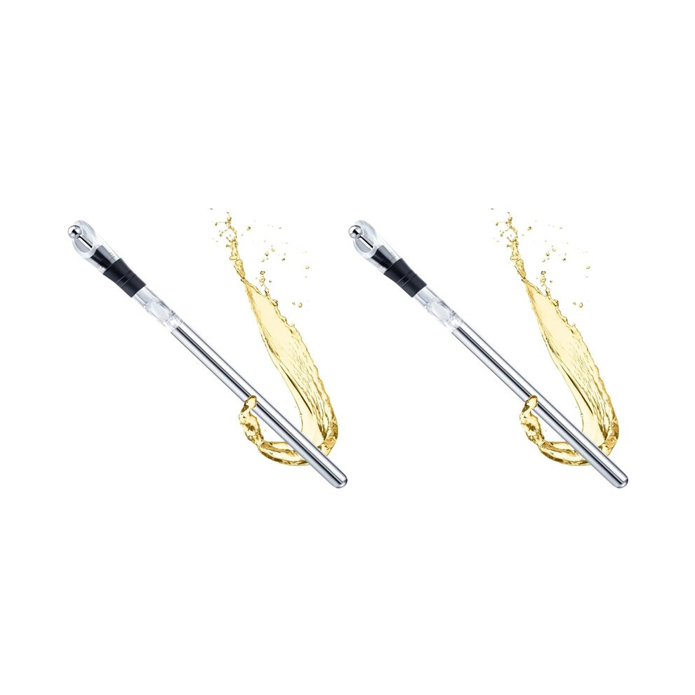 2X Wine Chiller With Pourer Simono - Effortless Cooling For To 3 Hours, Silicone And Stainless Steel 4711967931905