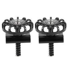 2X Morsetto per Cerniera per Bici Pieghevole Cnc in Lega di Alluminio C Fibbia per Accessori per Biciclette con Clip per Cerniera per Bici