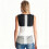 Stylish Striped Maternity Nursing Vest Comfortable-Black S 5