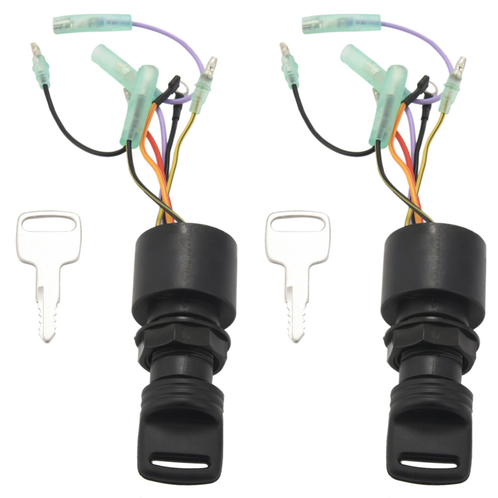 2X 87-17009A5 Boat Motor Ignition Key For Mercury Outboard Motors 3 Position Off-Run-Start 4712017624594