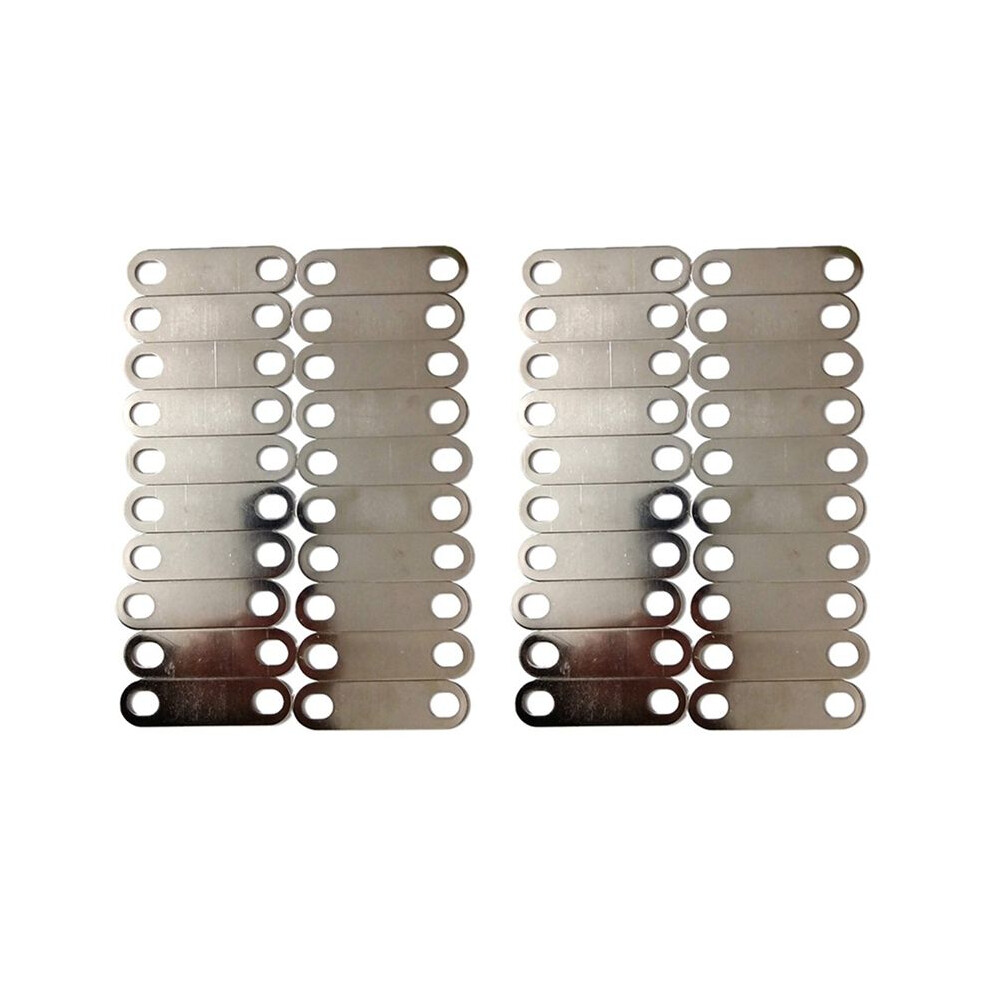 Photos - Other Electrical Equipment 40pc LTO Bus Bars Connector Posts Straps Clips 65mm Hole Central Pitch Oval Hole for Yinlong 66160 Lithium Titanate Cell