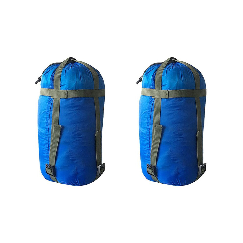 Istovo 2X Outdoor Sleeping Bag Compression Sack Waterproof Camping Sleeping Bag Storage Pouch Camping Equipment Sky