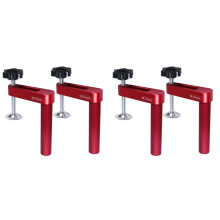4 Pièces Pince à Trou pour Chien Banc de Travail Du Bois Pince à Chien en Alliage D'Aluminium Pince Fixe de Bureau-Pinces de Maintien 19mm