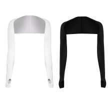 2 Paires de Manchons de Bras de Châle de Refroidissement Châle de Protection Solaire Châle de Manchons de Bras Anti-UV avec Trou pour les Doigts