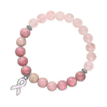 (A) Cancer Awareness Bracelet Natural Stone Beaded Bracelets Inspirational Gifts For Women Girls Best Friend Sister Jewelryp2025042500721