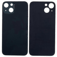 (Black) Compatible For Iphone 14 Plus Back Battery Housing Cover Replacement