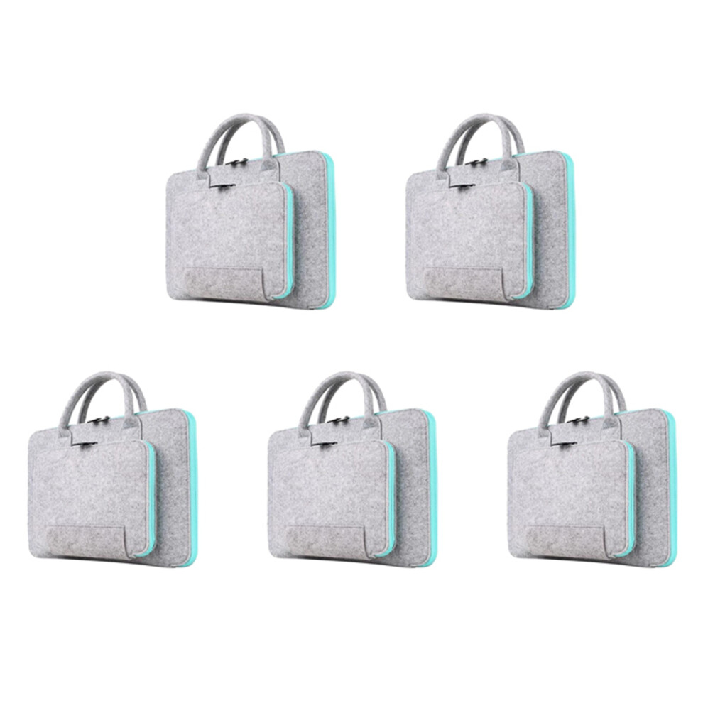 5X New Universal Laptop Bag Notebook Case Briefcase Handlebag Pouch For Air Pro Retina Men Women 11 Inch Grey 4712544597057