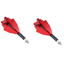 2X Metal Universal Heavy Duty RC Car Winch Anchor, Foldable Winch Anchor, for 1/10 RC Car Crawler,TRX4 SCX10 RC4WD D90